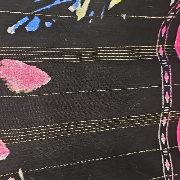 NWT Vince Camuto Exotic Blooms Crinkle Topper Open Front OS - Picture 10 of 13